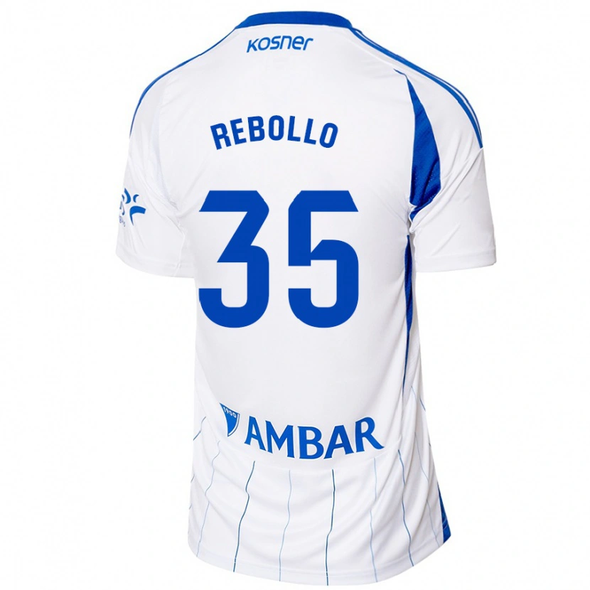 Danxen Mujer Camiseta Dani Rebollo #35 Rojo Blanco 1ª Equipación 2024/25 La Camisa México