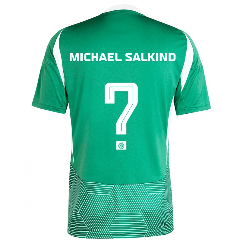 Danxen Mujer Camiseta Liav Michael Salkind #0 Verde Blanco 1ª Equipación 2024/25 La Camisa México