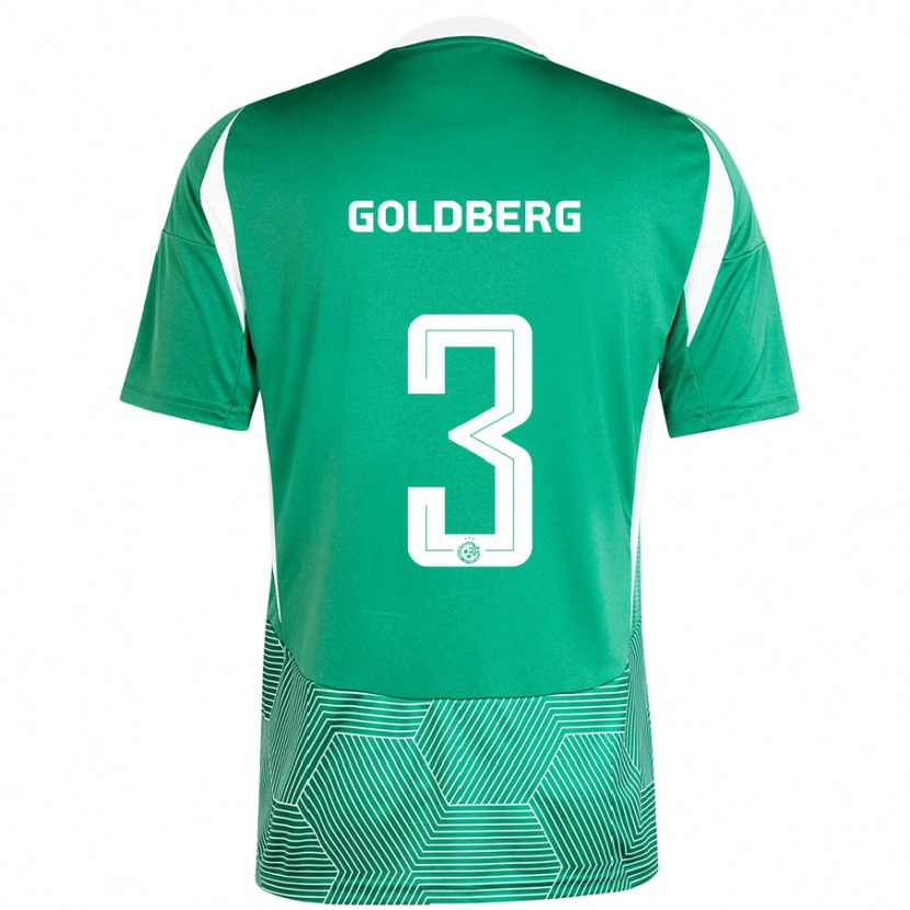 Danxen Mujer Camiseta Shon Goldberg #3 Verde Blanco 1ª Equipación 2024/25 La Camisa México