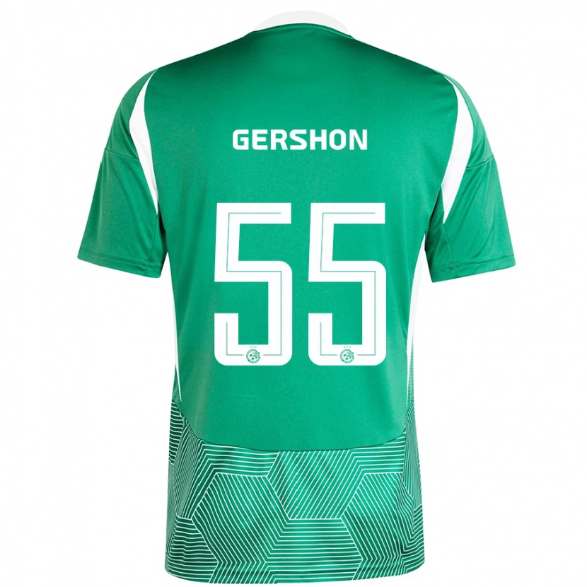 Danxen Mujer Camiseta Rami Gershon #55 Verde Blanco 1ª Equipación 2024/25 La Camisa México