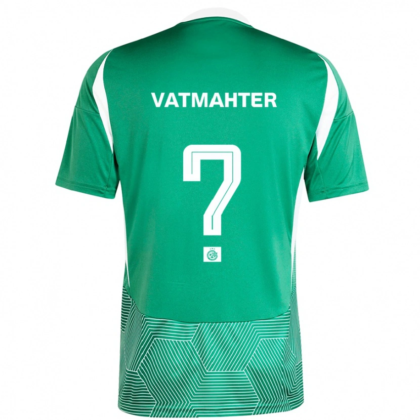 Danxen Mujer Camiseta Liam Vatmahter #0 Verde Blanco 1ª Equipación 2024/25 La Camisa México