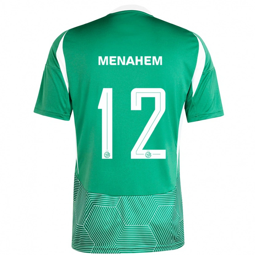 Danxen Mujer Camiseta Sun Menahem #12 Verde Blanco 1ª Equipación 2024/25 La Camisa México