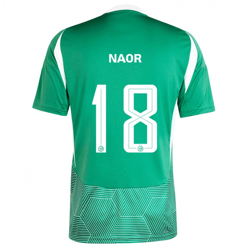Danxen Mujer Camiseta Goni Naor #18 Verde Blanco 1ª Equipación 2024/25 La Camisa México