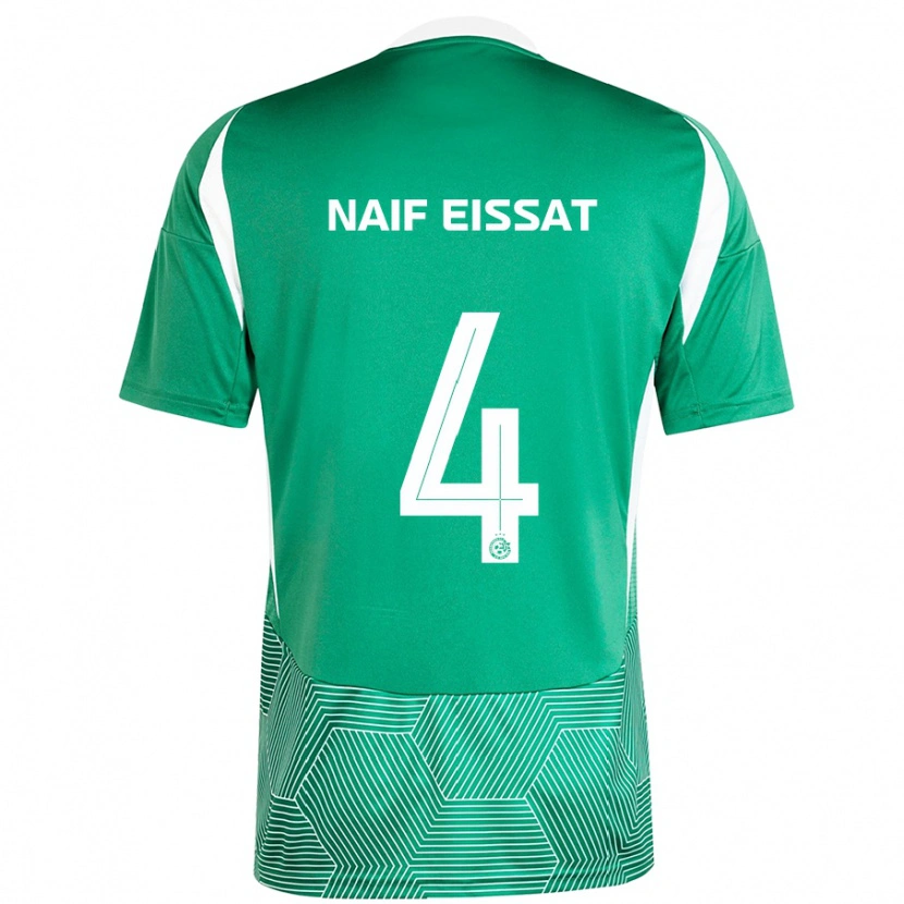 Danxen Mujer Camiseta Lisav Naif Eissat #4 Verde Blanco 1ª Equipación 2024/25 La Camisa México