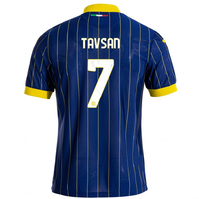 Danxen Mujer Camiseta Elayis Tavsan #7 Azul Amarillo 1ª Equipación 2024/25 La Camisa México