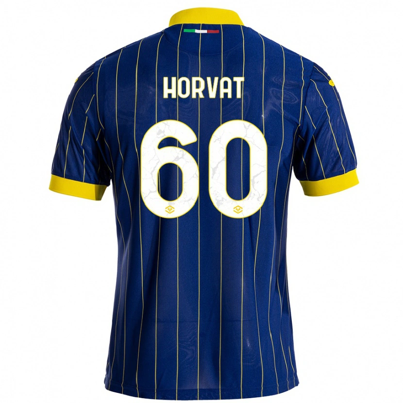 Danxen Mujer Camiseta Mihaela Horvat #60 Azul Amarillo 1ª Equipación 2024/25 La Camisa México