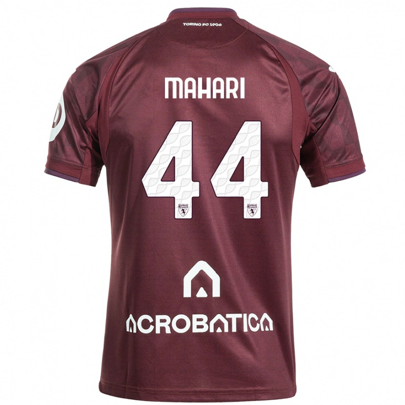 Danxen Mujer Camiseta Efdon Mahari #44 Granate Blanco 1ª Equipación 2024/25 La Camisa México