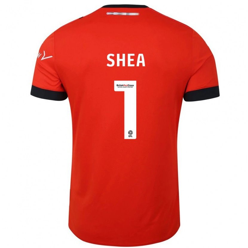 Danxen Mujer Camiseta James Shea #1 Naranja Negro 1ª Equipación 2024/25 La Camisa México