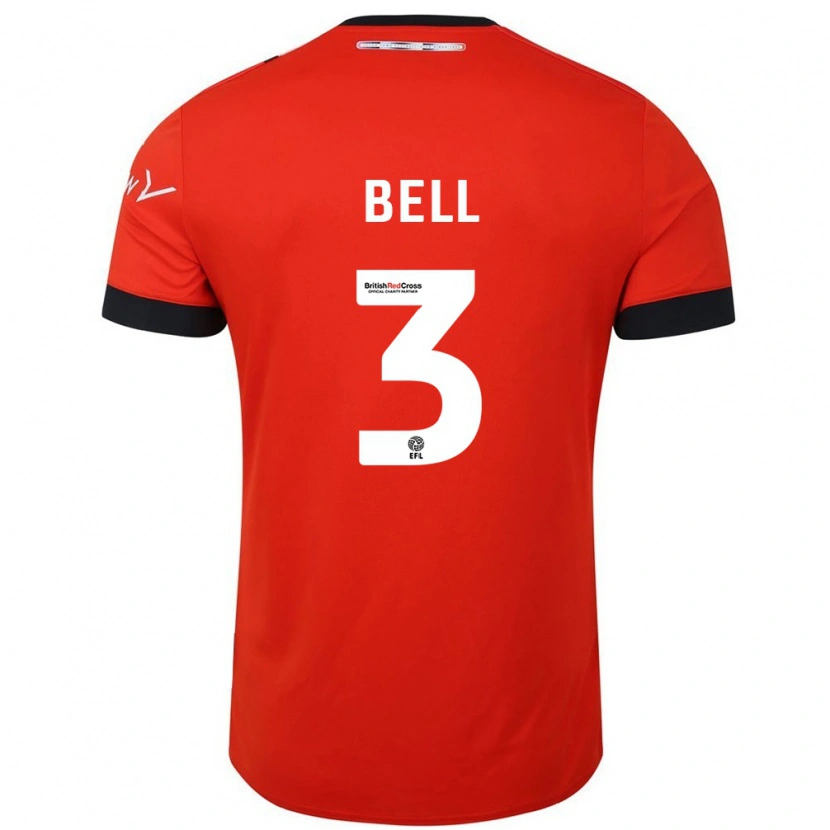 Danxen Mujer Camiseta Amari'i Bell #3 Naranja Negro 1ª Equipación 2024/25 La Camisa México