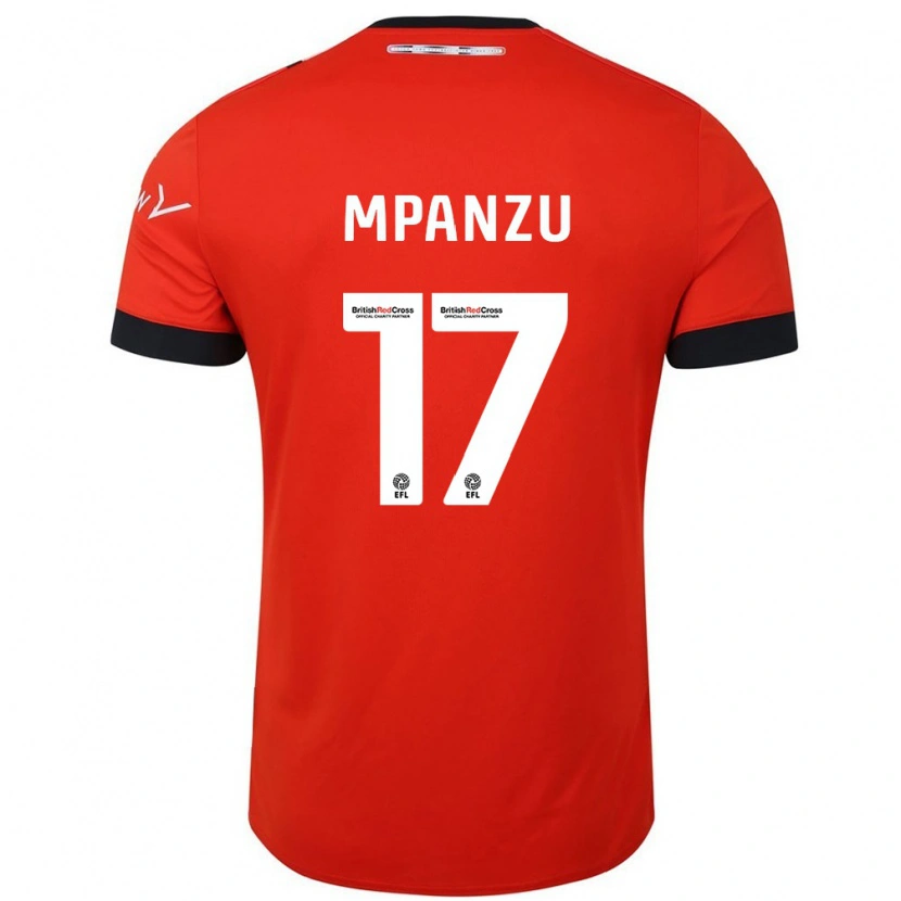Danxen Mujer Camiseta Pelly Ruddock Mpanzu #17 Naranja Negro 1ª Equipación 2024/25 La Camisa México