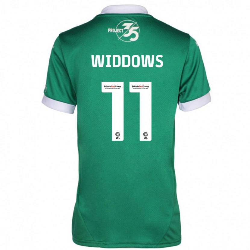 Danxen Mujer Camiseta Jade Widdows #11 Verde Blanco 1ª Equipación 2024/25 La Camisa México
