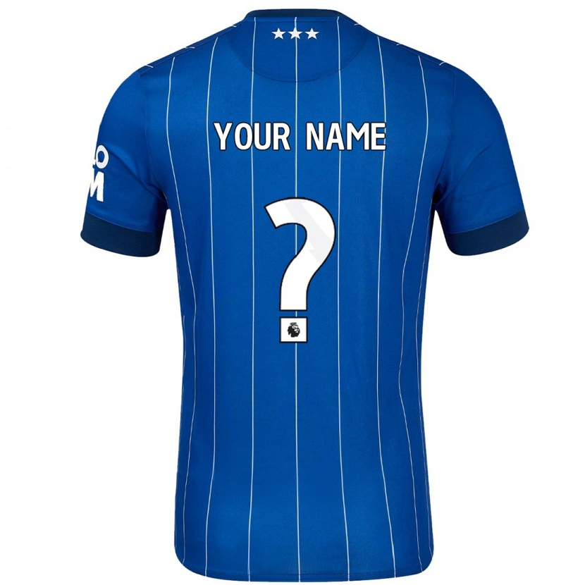 Danxen Mujer Camiseta Su Nombre #0 Azul Marino 1ª Equipación 2024/25 La Camisa México