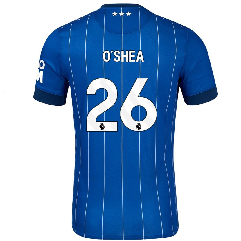 Danxen Mujer Camiseta Dara O'shea #26 Azul Marino 1ª Equipación 2024/25 La Camisa México