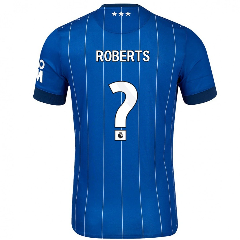 Danxen Mujer Camiseta Mathaeus Roberts #0 Azul Marino 1ª Equipación 2024/25 La Camisa México