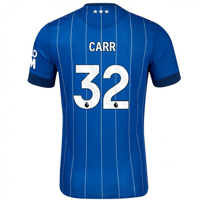Danxen Mujer Camiseta Ryan Carr #32 Azul Marino 1ª Equipación 2024/25 La Camisa México