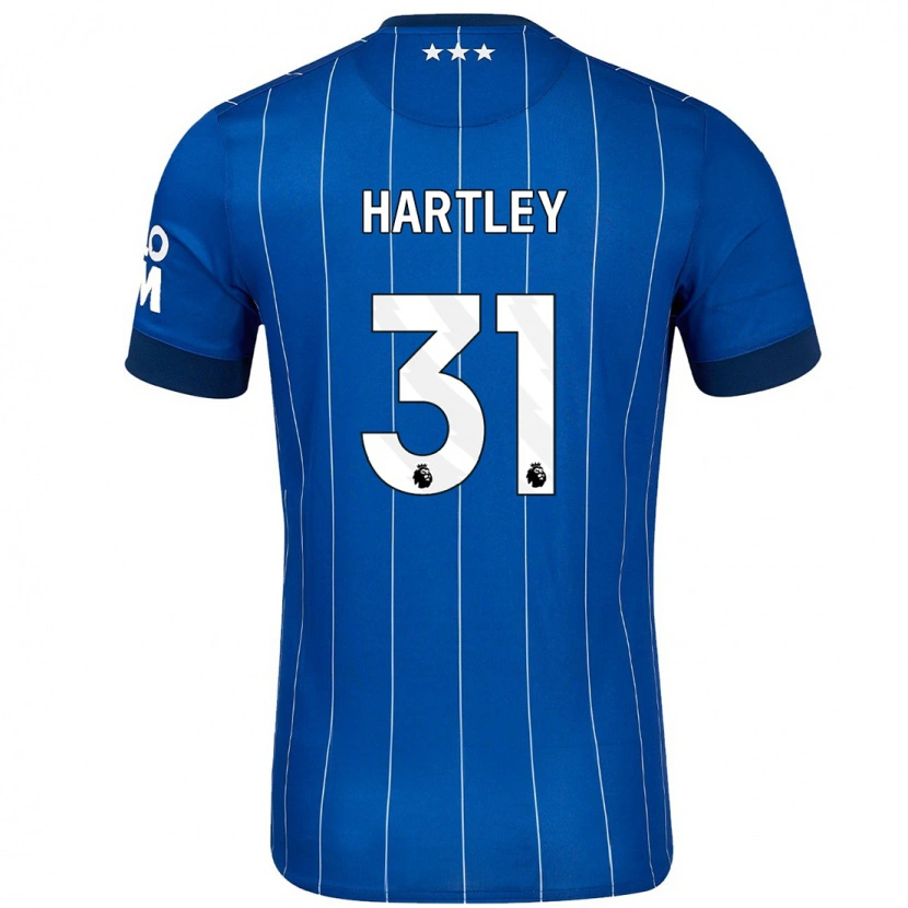 Danxen Mujer Camiseta Laura Hartley #31 Azul Marino 1ª Equipación 2024/25 La Camisa México