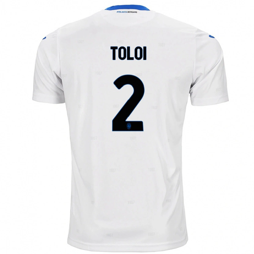 Danxen Mujer Camiseta Rafael Tolói #2 Blanco 2ª Equipación 2024/25 La Camisa México