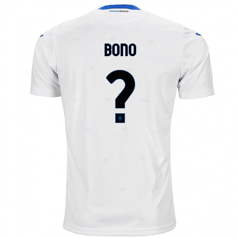 Danxen Mujer Camiseta Davide Bono #0 Blanco 2ª Equipación 2024/25 La Camisa México