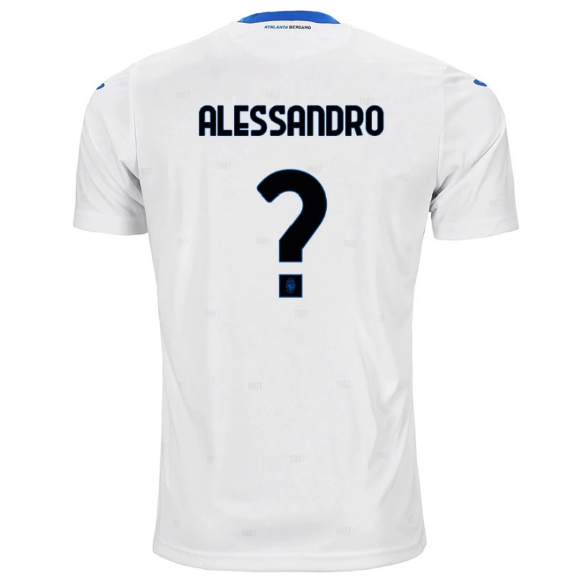 Danxen Mujer Camiseta Alessandro Rinaldi #0 Blanco 2ª Equipación 2024/25 La Camisa México