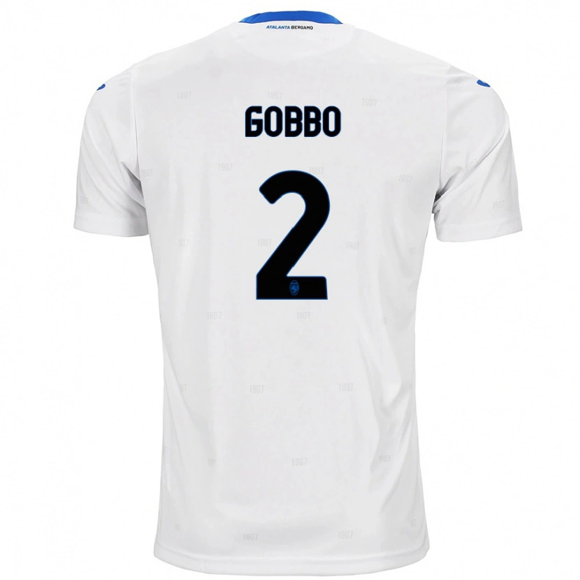 Danxen Mujer Camiseta Luca Gobbo #2 Blanco 2ª Equipación 2024/25 La Camisa México