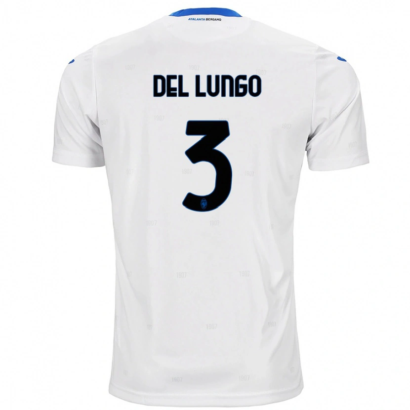 Danxen Mujer Camiseta Tommaso Del Lungo #3 Blanco 2ª Equipación 2024/25 La Camisa México