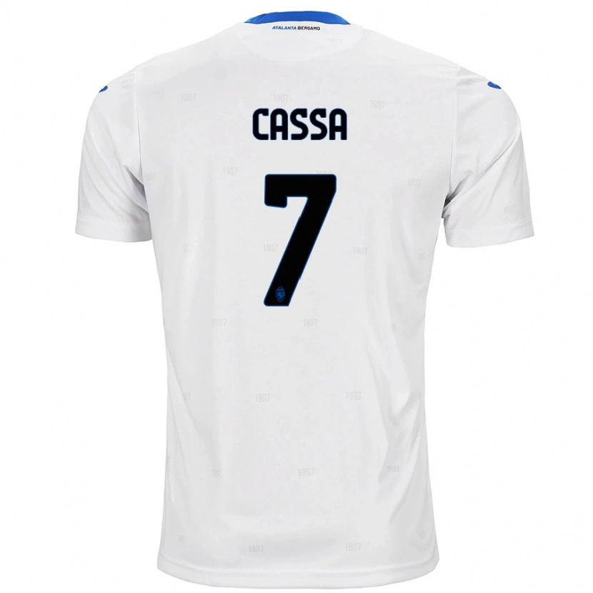 Danxen Mujer Camiseta Federico Cassa #7 Blanco 2ª Equipación 2024/25 La Camisa México