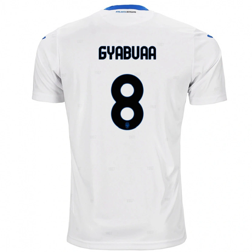 Danxen Mujer Camiseta Emmanuel Gyabuaa #8 Blanco 2ª Equipación 2024/25 La Camisa México