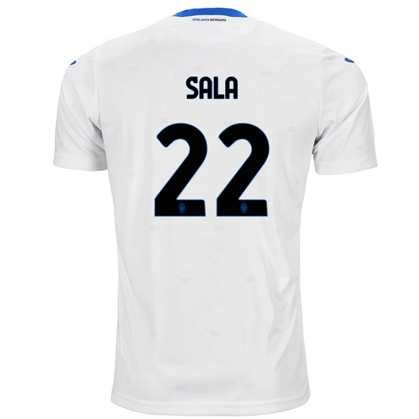 Danxen Mujer Camiseta Lorenzo Sala #22 Blanco 2ª Equipación 2024/25 La Camisa México