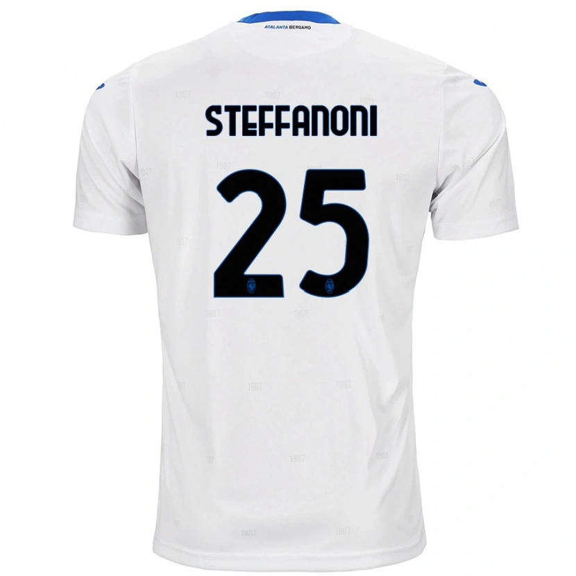 Danxen Mujer Camiseta Federico Steffanoni #25 Blanco 2ª Equipación 2024/25 La Camisa México