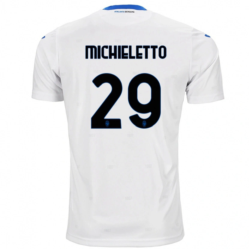Danxen Mujer Camiseta Andrea Michieletto #29 Blanco 2ª Equipación 2024/25 La Camisa México