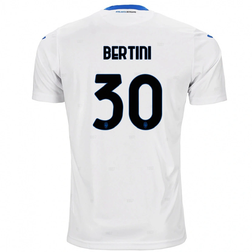 Danxen Mujer Camiseta Tommaso Bertini #30 Blanco 2ª Equipación 2024/25 La Camisa México