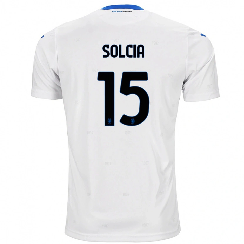 Danxen Mujer Camiseta Daniele Solcia #15 Blanco 2ª Equipación 2024/25 La Camisa México