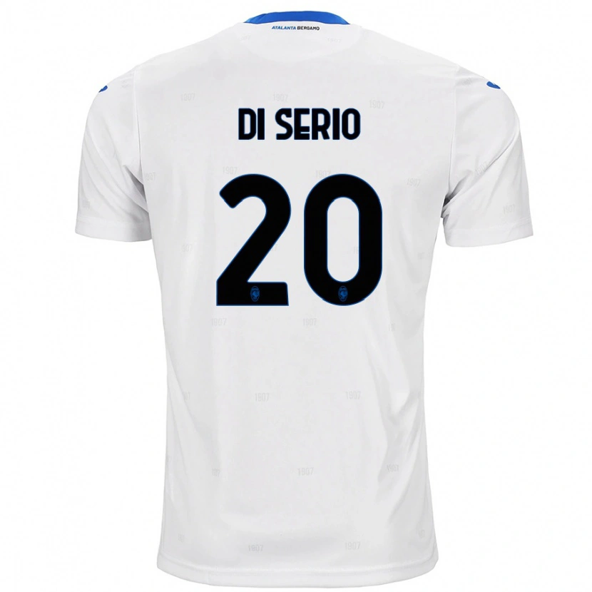 Danxen Mujer Camiseta Giuseppe Di Serio #20 Blanco 2ª Equipación 2024/25 La Camisa México
