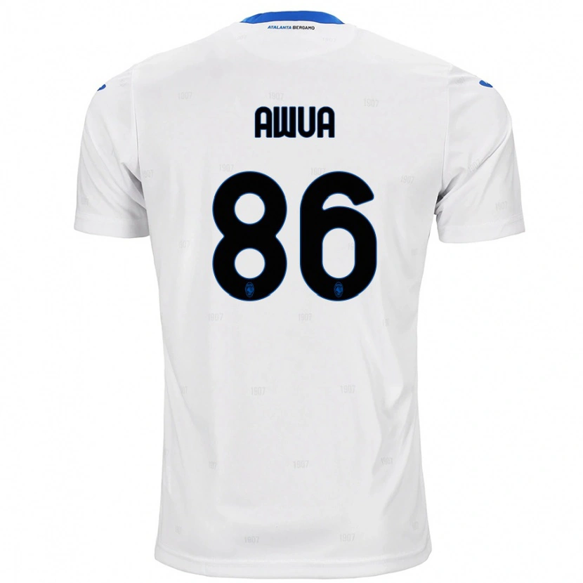 Danxen Mujer Camiseta Theophilus Awua #86 Blanco 2ª Equipación 2024/25 La Camisa México
