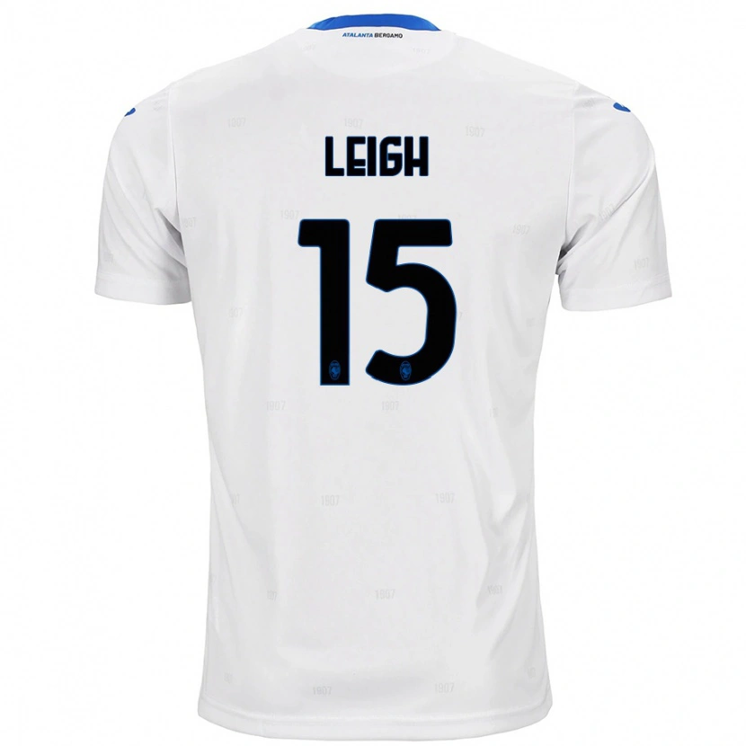 Danxen Mujer Camiseta Adrienne Leigh #15 Blanco 2ª Equipación 2024/25 La Camisa México
