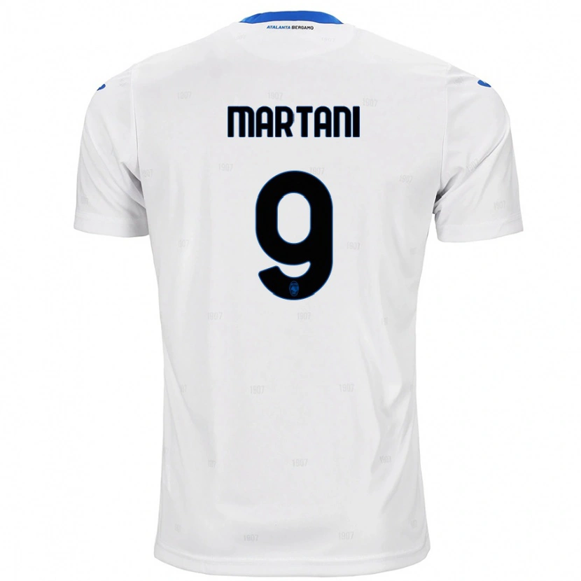 Danxen Mujer Camiseta Alice Martani #9 Blanco 2ª Equipación 2024/25 La Camisa México