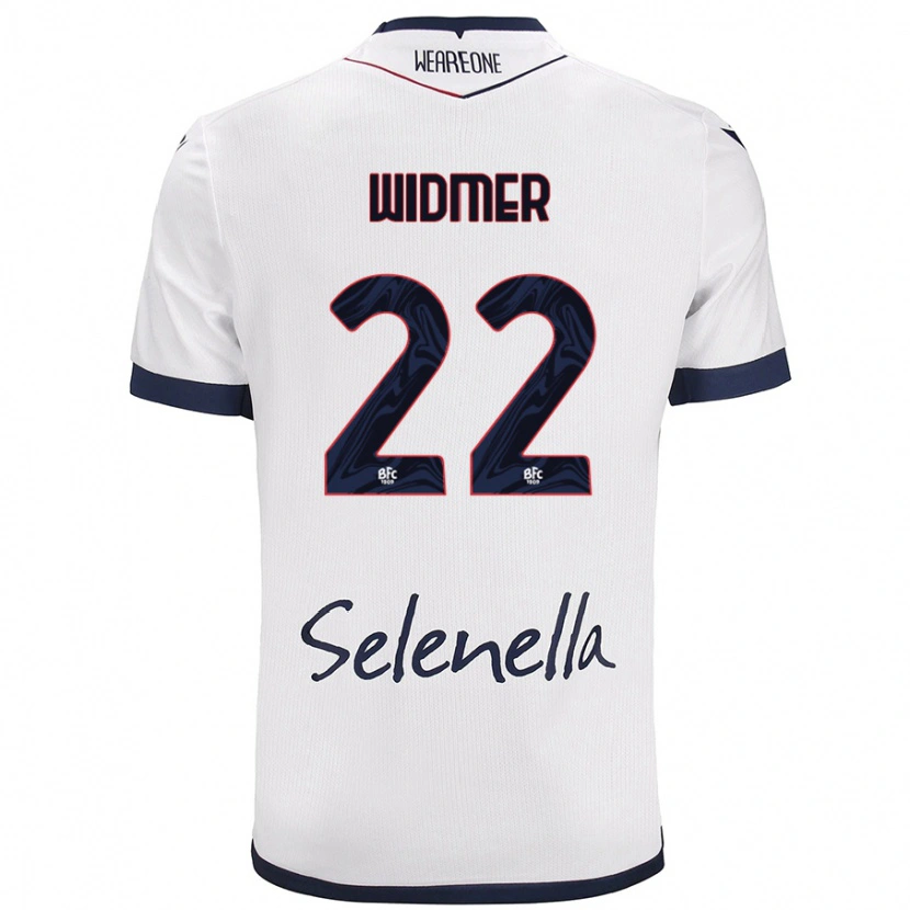 Danxen Mujer Camiseta Renato Widmer D’autilia #22 Blanco Azul Real 2ª Equipación 2024/25 La Camisa México
