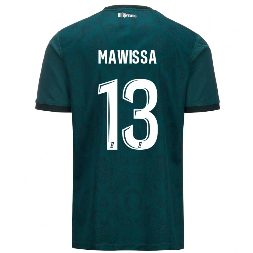 Danxen Mujer Camiseta Christian Mawissa #13 Verde Oscuro 2ª Equipación 2024/25 La Camisa México