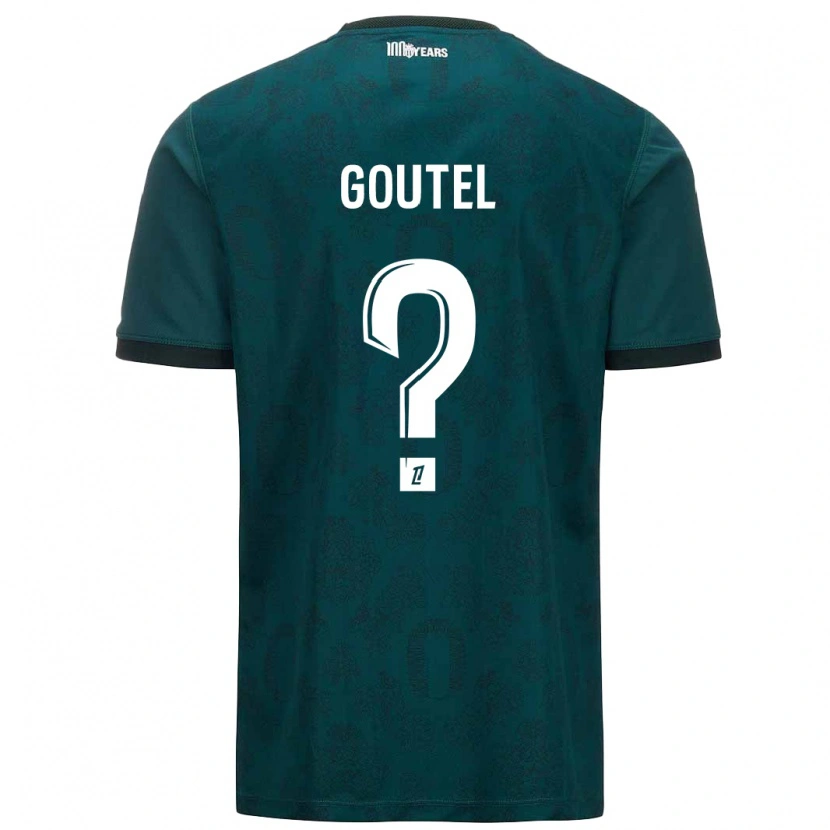 Danxen Mujer Camiseta Farid Goutel #0 Verde Oscuro 2ª Equipación 2024/25 La Camisa México