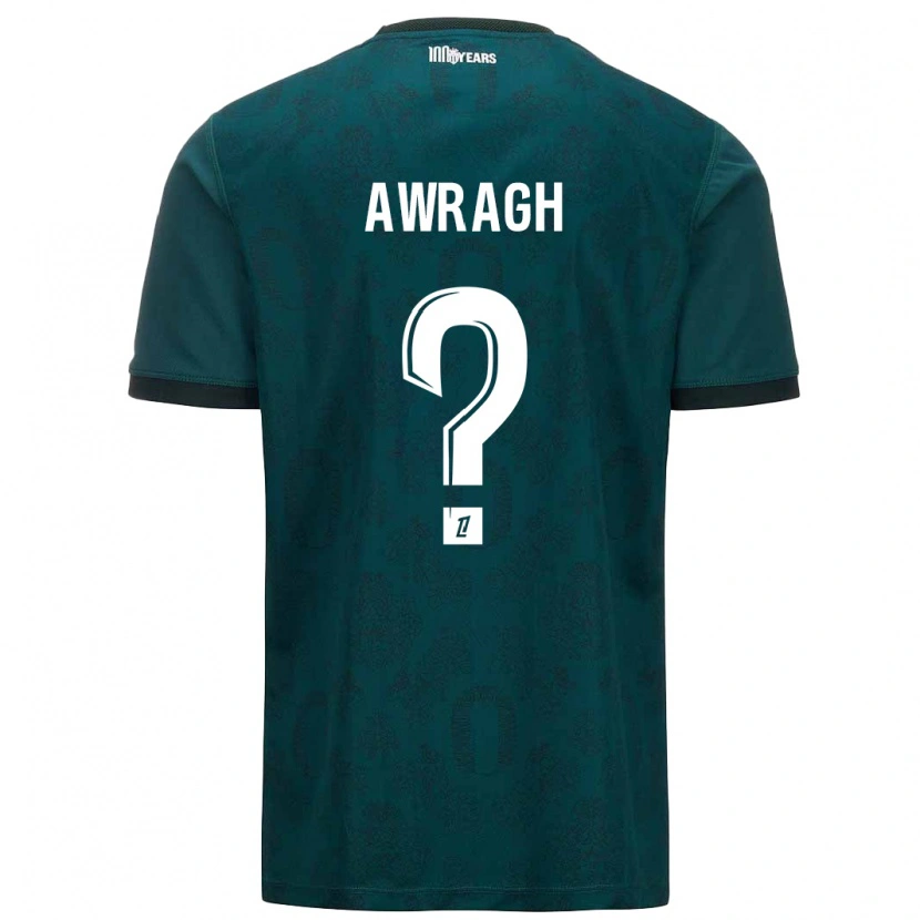 Danxen Mujer Camiseta Soufian Awragh #0 Verde Oscuro 2ª Equipación 2024/25 La Camisa México