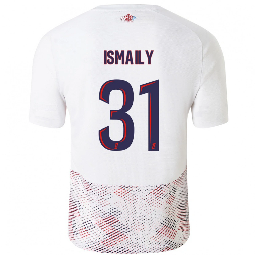 Danxen Mujer Camiseta Ismaily #31 Blanco Azul Real 2ª Equipación 2024/25 La Camisa México