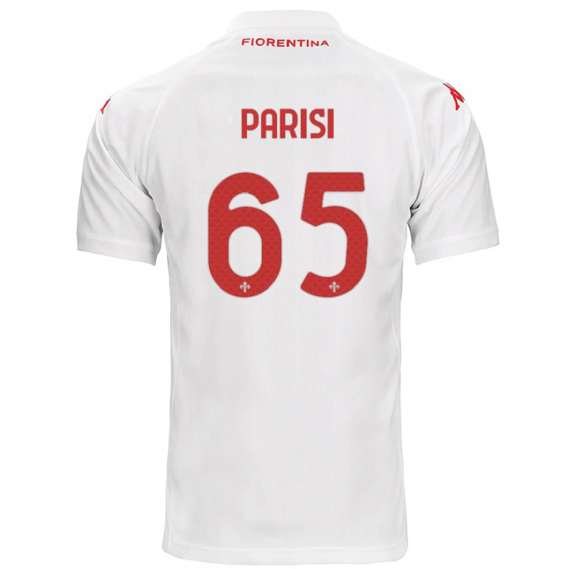 Danxen Mujer Camiseta Fabiano Parisi #65 Blanco 2ª Equipación 2024/25 La Camisa México