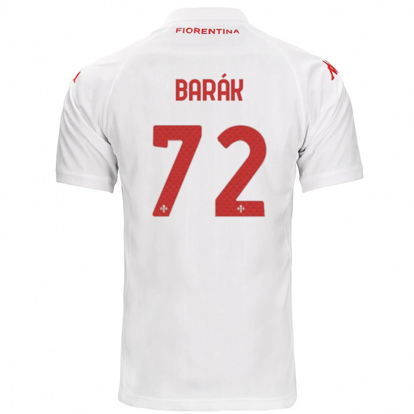 Danxen Mujer Camiseta Antonín Barák #72 Blanco 2ª Equipación 2024/25 La Camisa México
