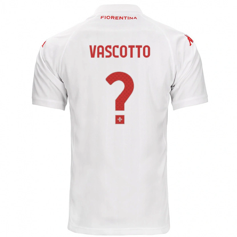 Danxen Mujer Camiseta Edoardo Vascotto #0 Blanco 2ª Equipación 2024/25 La Camisa México
