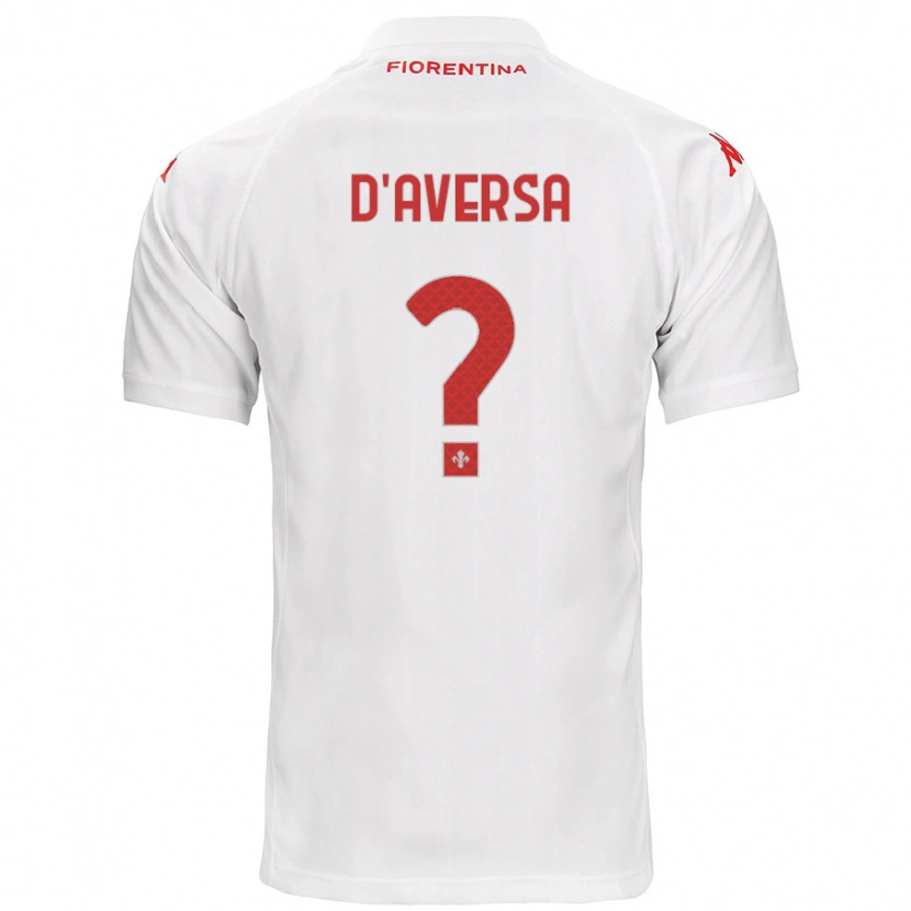 Danxen Mujer Camiseta Simone D'aversa #0 Blanco 2ª Equipación 2024/25 La Camisa México