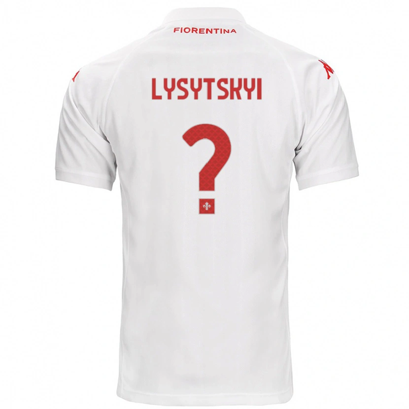 Danxen Mujer Camiseta Andriy Lysytskyi #0 Blanco 2ª Equipación 2024/25 La Camisa México