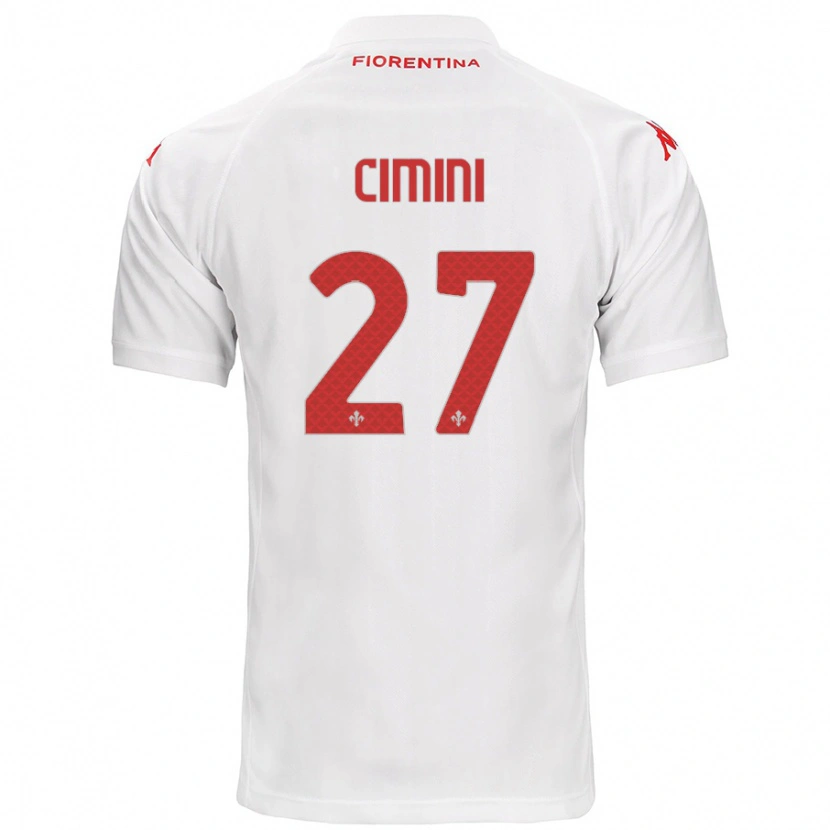 Danxen Mujer Camiseta Linda Tucceri Cimini #27 Blanco 2ª Equipación 2024/25 La Camisa México
