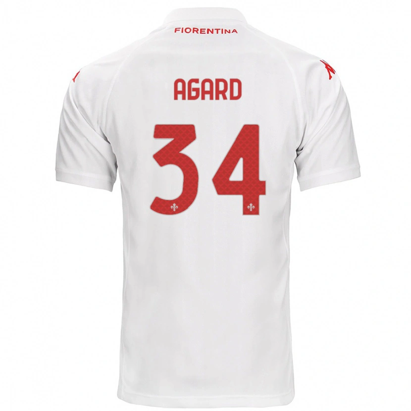 Danxen Mujer Camiseta Laura Agard #34 Blanco 2ª Equipación 2024/25 La Camisa México