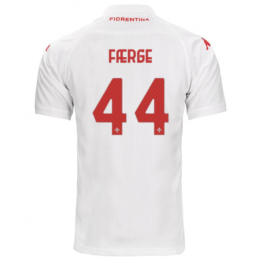 Danxen Mujer Camiseta Emma Færge #44 Blanco 2ª Equipación 2024/25 La Camisa México