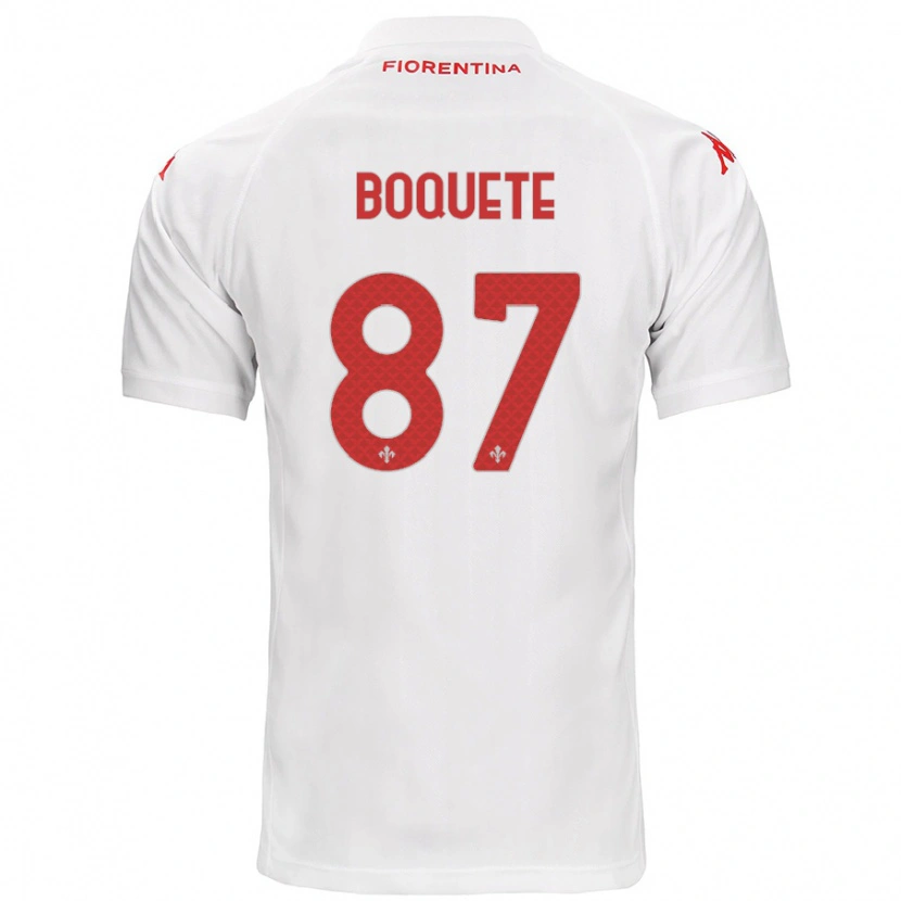 Danxen Mujer Camiseta Verónica Boquete #87 Blanco 2ª Equipación 2024/25 La Camisa México